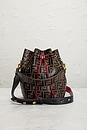 view 2 of 7 Fendi Vitello Grace F is Fendi Mon Tresor Bucket Bag in Brown