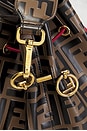view 6 of 7 Fendi Vitello Grace F is Fendi Mon Tresor Bucket Bag in Brown