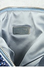 view 6 of 8 Prada Satin Crystal Triangle Pouch in Celeste