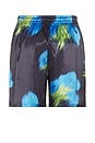 view 2 of 4 Blurred Flower Shorts in Black