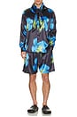 view 4 of 4 Blurred Flower Shorts in Black