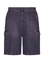view 2 of 5 Denim Cargo Shorts in Violet Wash