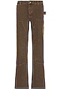view 3 of 5 Carpenter Straight Jeans in Brown Denim