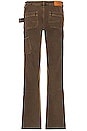 view 4 of 5 Carpenter Straight Jeans in Brown Denim