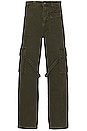 view 3 of 5 Phone Pocket Cargo Trousers in Green
