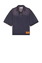 view 1 of 4 Denim Polo in Violet Wash
