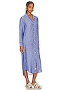 view 3 of 4 Rory Woven Long Dress in Famous Blue