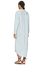 view 3 of 3 Maxi Shirtdress in Classic Blue W/ Tattered Wash