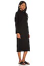 view 3 of 4 Funnel Neck Midi Dress in Black