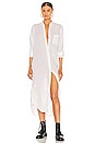 view 1 of 3 Rory Woven Long Dress in White Lived In Linen