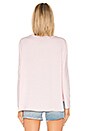 view 3 of 4 Oversized Continuous Sleeve Sweatshirt in English Rose Melange