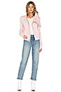 view 5 of 5 tee lab Side Zip Fleece Jacket in Dirty Ballerina