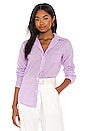 view 1 of 4 Barry Woven Button Up in Lilac Voile