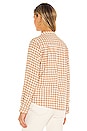 view 3 of 4 Barry Woven Button Up in Camel Check