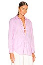 view 2 of 4 Joody Woven Button Up in Pink End on End