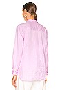 view 3 of 4 Joody Woven Button Up in Pink End on End