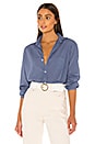 view 1 of 4 Eileen Button Down in Sea Blue
