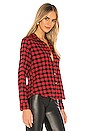 view 2 of 4 CHEMISE BARRY in Large Red & Black Check