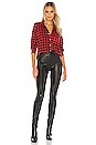 view 4 of 4 CHEMISE BARRY in Large Red & Black Check