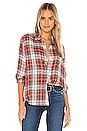 view 1 of 4 CHEMISE EILEEN in White, Red, Green & Black Plaid