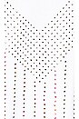 view 5 of 5 Sinead Pinstripe Crystals Boyfriend Crew Sweatshirt in White