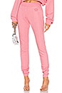 view 1 of 5 All Over Rhinestone Sweats in Pink