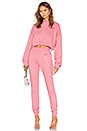 view 4 of 5 All Over Rhinestone Sweats in Pink