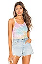 view 1 of 5 Sade Crystals Cropped Tank in Tie Dye