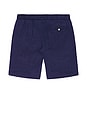 view 2 of 4 Felipe Linen Shorts in Navy Blue