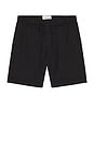 view 4 of 4 Felipe Linen Shorts in Black