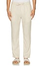 view 1 of 5 Oscar Linen Chino Pant in Sand