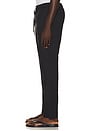 view 2 of 5 Oscar Linen Chino Pant in Black