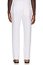 view 3 of 5 Oscar Linen Chinos in White