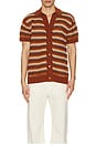 view 3 of 3 Pinto Crochet Shirt in Silk Brown