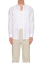 view 3 of 3 Antonio Linen Shirt in White