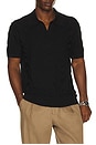 view 1 of 4 Rino Jacquard Knit Polo in Black