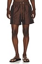 view 1 of 4 Rio Swim Short in Brown