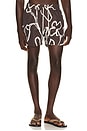 view 1 of 4 Rio Flor Print Swim Shorts in Cacao