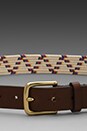view 2 of 4 Buckley Belt in Ecru Zig Zag