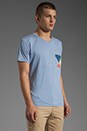 view 2 of 5 Jester Tee in Sky Blue