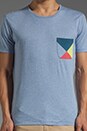 view 4 of 5 Jester Tee in Sky Blue
