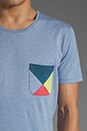 view 5 of 5 Jester Tee in Sky Blue