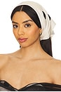 view 1 of 3 Dorothy Dot Headscarf in Cream