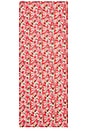 view 3 of 3 Ambrosia Print Headscarf in Red