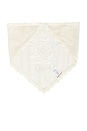 view 3 of 3 Rose Crochet Headscarf in White