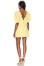 view 3 of 3 Natalia Puff Sleeve Mini Dress in Yellow
