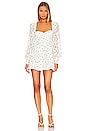 view 1 of 3 Donna Long Sleeve Mini Dress in White