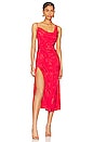 view 1 of 3 Ilana Midi Dress in Red