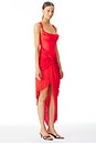 view 2 of 3 Anisa Asymmetrical Dress in Red