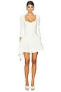 view 1 of 3 Aliyah Pointelle Mini Dress in Cream